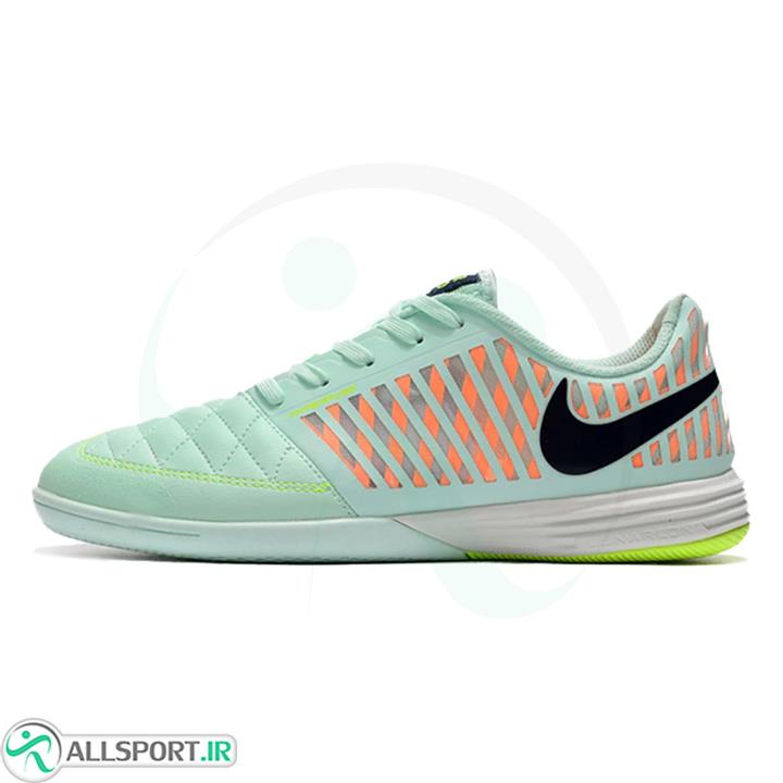 کفش فوتسال نایک لونارگتو طرح اصلی Nike Lunar Gato II Green Glow